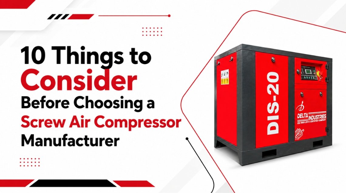 10 Things to Consider Before Choosing a Screw Air Compressor Manufacturer